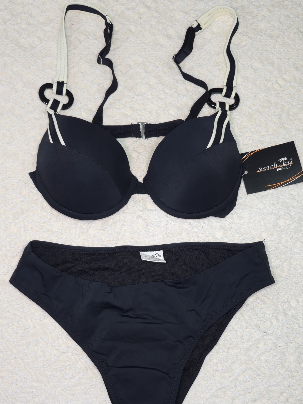 Black Two-Piece Bikini Set - Women Intimates & Swim